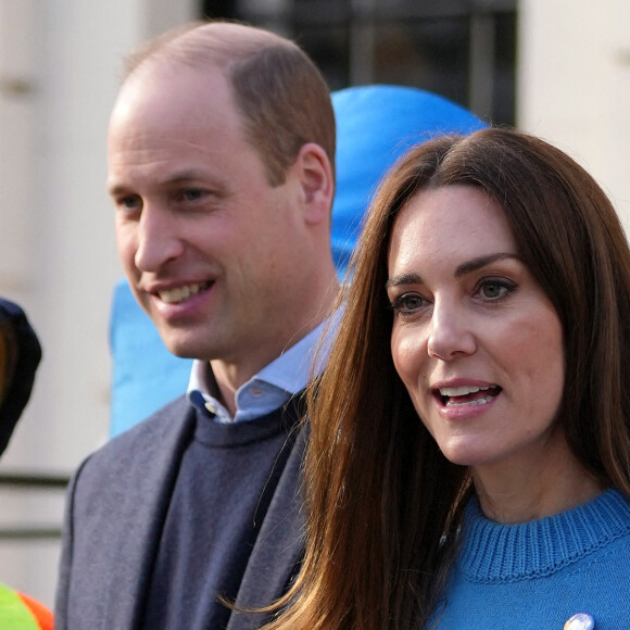 Le prince William, duc de Cambridge, et Catherine Kate Middleton, duchesse de Cambridge, visitent le centre culturel d'Ukraine à Londres le 09 mars 2022 
