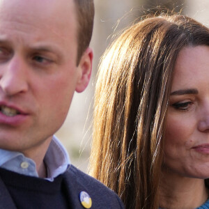 Le prince William, duc de Cambridge, et Catherine Kate Middleton, duchesse de Cambridge, visitent le centre culturel d'Ukraine à Londres le 09 mars 2022 