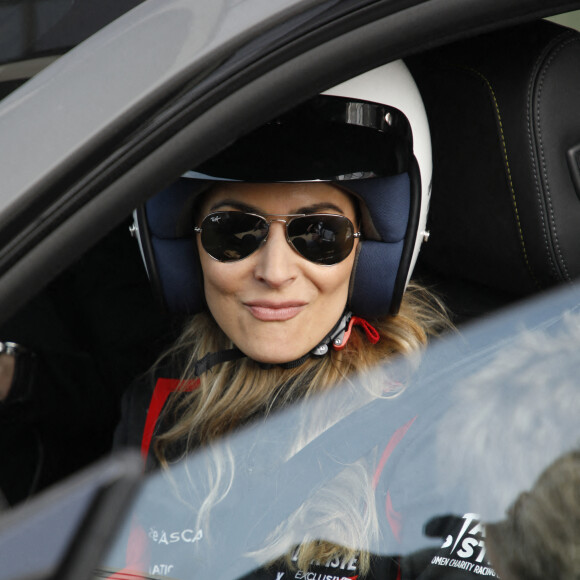 Candice Pascal - 3e édition du challenge automobile "Talon Piste, Woman Charity Racing Challenge" au Circuit Bugatti du Mans. Le 20 mars 2022. © Denis Guignebourg / Bestimage