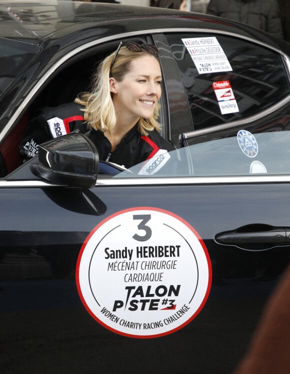 Sandy Heribert - 3e édition du challenge automobile "Talon Piste, Woman Charity Racing Challenge" au Circuit Bugatti du Mans. Le 20 mars 2022. © Denis Guignebourg / Bestimage