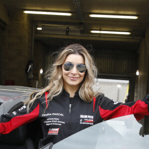 Candice Pascal - 3e édition du challenge automobile "Talon Piste, Woman Charity Racing Challenge" au Circuit Bugatti du Mans. Le 20 mars 2022. © Denis Guignebourg / Bestimage