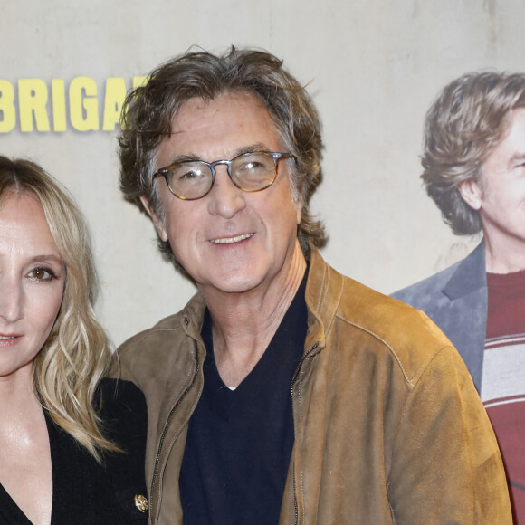 Audrey Lamy, François Cluzet - Avant-première du film "La Brigade" au Cinéma Pathé Wepler à Paris. Le 21 mars 2022. © Marc Ausset-Lacroix/Bestimage