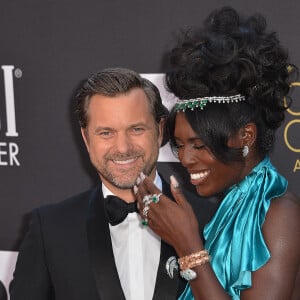 Joshua Jackson et Jodie Turner-Smith assistent à la 27ème édition des Critics Choice Awards à Los Angeles, le 13 mars 2022.