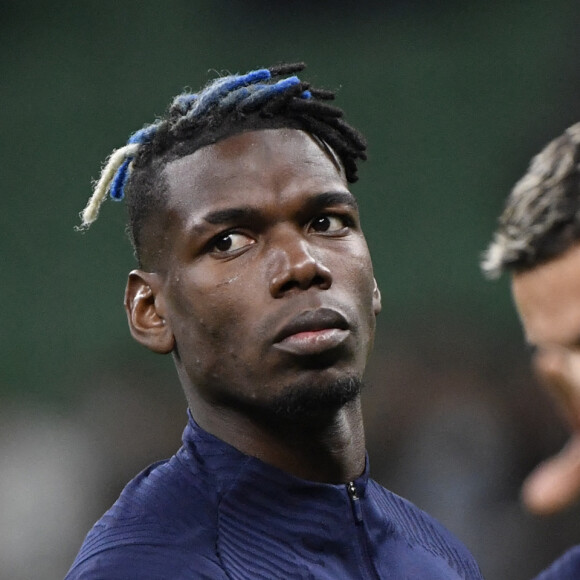 Paul Pogba - La France remporte la coupe de la Ligue des Nations en battant l'Espagne 2 buts à 1 à Milan le 10 octobre 2021. © Inside/Panoramic/Bestimage