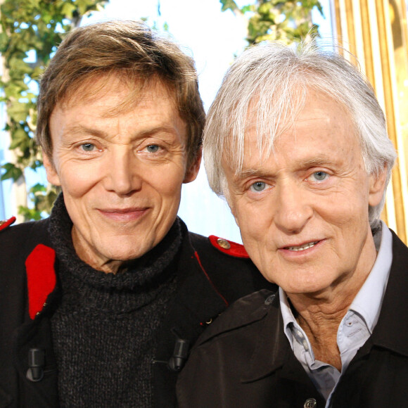 Portrait du chanteur Dave et son mari Patrick Loiseau