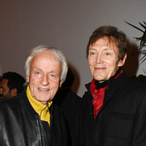 Exclusif - Dave et son compagnon Patrick Loiseau - Soirée de lancement du premier livre de R. Perez "Ma mère, Dieu et Sylvie Vartan" aux éditions Les Escales dans les salons Hoche à Paris le 29 septembre 2021. © Coadic Guirec/Bestimage 