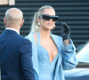 Exclusif - Khloé Kardashian arrive au restaurant Nobu pour assister à une soirée organisée par sa marque de vêtements, Good American, et le site Revolve. Malibu, le 23 mars 2022.