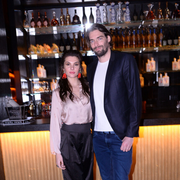 Exclusif - Camille Lacourt et sa compagne Alice Detollenaere (Miss Bourgogne 2010) - Soirée de lancement de "Chez Blue" au club "Boum Boum" situé dans le prestigieux 8eme arrondissement de Paris le 30 janvier 2020. © Rachid Bellak/Bestimage