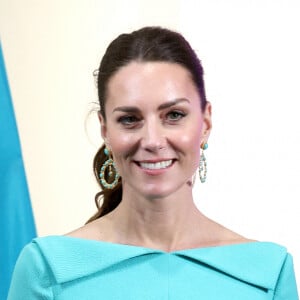 Catherine Kate Middleton - Le duc et la duchesse de Cambridge rencontrent Philip Davis, le premier ministre des Bahamas, dans le cadre de leur voyage dans les Caraïbes 