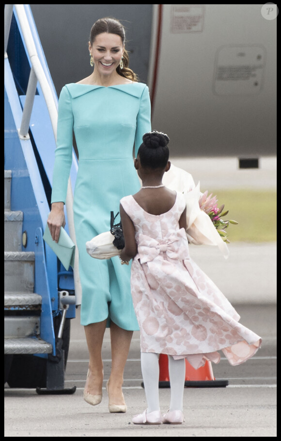 Prince William et Kate Middleton, le duc et la Duchesse de Cambridge, arrivent dans les Bahamas pour la dernière étape de leur Royal Tour dans les Caraïbes. Les Bahamas, 24 mars 2022. Photo de Stephen Lock/i-Images/ABACAPRESS.COM