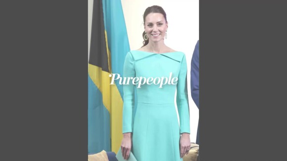 Kate Middleton : Canon aux couleurs des Bahamas pour son arrivée de star avec William !