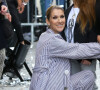 La chanteuse canadienne Céline Dion quitte Paris pour partir en vacances après sa tournée en Europe à guichets fermés. Royal Monceau, à Paris, France, le 10 août 2017. © Agence/Bestimage