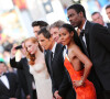 Jessica Chastain, David Schwimmer, Ben Stiller, Martin Short, Jada Pinkett-Smith et Chris Rock - Montée des marches du film Madagascar III le 18 mai 2012