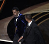 Will Smith giflant Chris Rock en direct lors des Oscars le 27 mars 2022 après une plaisanterie sur sa femme Jada Pinkett-Smith