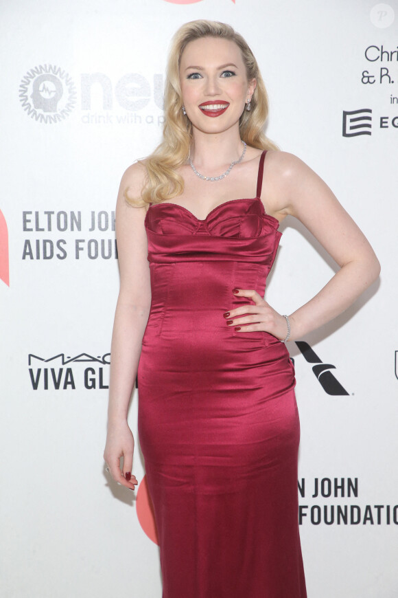 Emily Ruhl - Photocall de la soirée "Elton John AIDS Foundation" lors de la 94ème édition de la cérémonie des Oscars à Los Angeles, le 27 mars 2022.