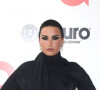 Demi Lovato au photocall de la soirée "Elton John AIDS Foundation" lors de la 94ème édition de la cérémonie des Oscars à Los Angeles, le 27 mars 2022.