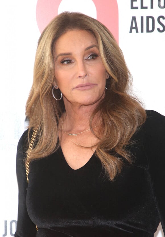 Caitlyn Jenner au photocall de la soirée "Elton John AIDS Foundation" lors de la 94ème édition de la cérémonie des Oscars à Los Angeles, le 27 mars 2022.