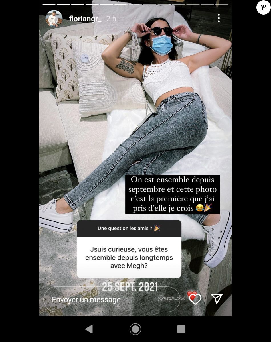 Florian (Mariés au premier regard) est de nouveau en couple avec une certaine Megh - Instagram