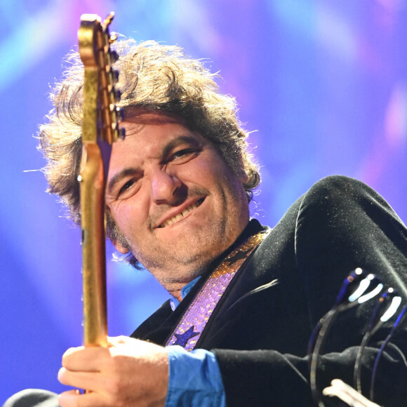 Matthieu Chedid  - Concert de Vladimir Cosma pour ses "Inoubliables musiques de film" au Grand Rex à Paris. Le 15 octobre 2021. © Coadic Guirec / Bestimage