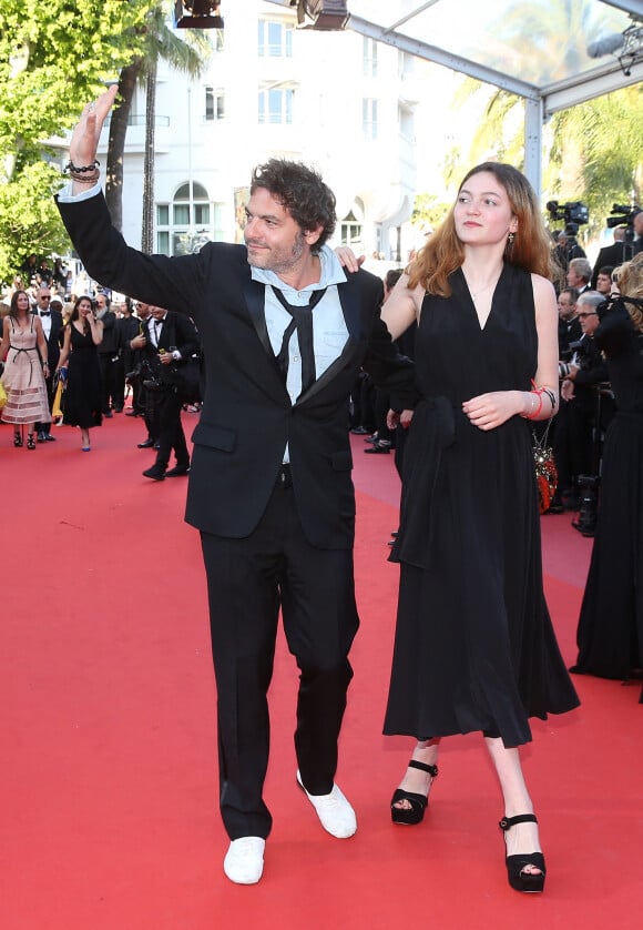 Le chanteur M (Matthieu Chedid) et sa fille Billie - Montée des marches du film "Les Filles du Soleil" lors du 71e Festival de Cannes. Le 12 mai 2018. © Borde-Jacovides-Moreau/Bestimage 