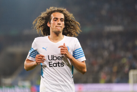 Matteo Guendouzi - Match de 8ème de finale retour de la Ligue Europa 2022 "Bale - Marseille (1-2)" au Parc Saint-Jacques, le 17 mars 2022.