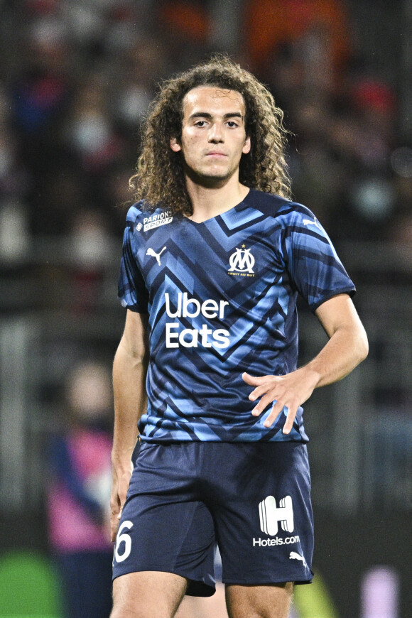 Matteo Guendouzi (OM) - Match de Ligue 1 Uber Eats "Brest - Marseille (1-4)" au stade Francis Le Blé, le 13 mars 2022.