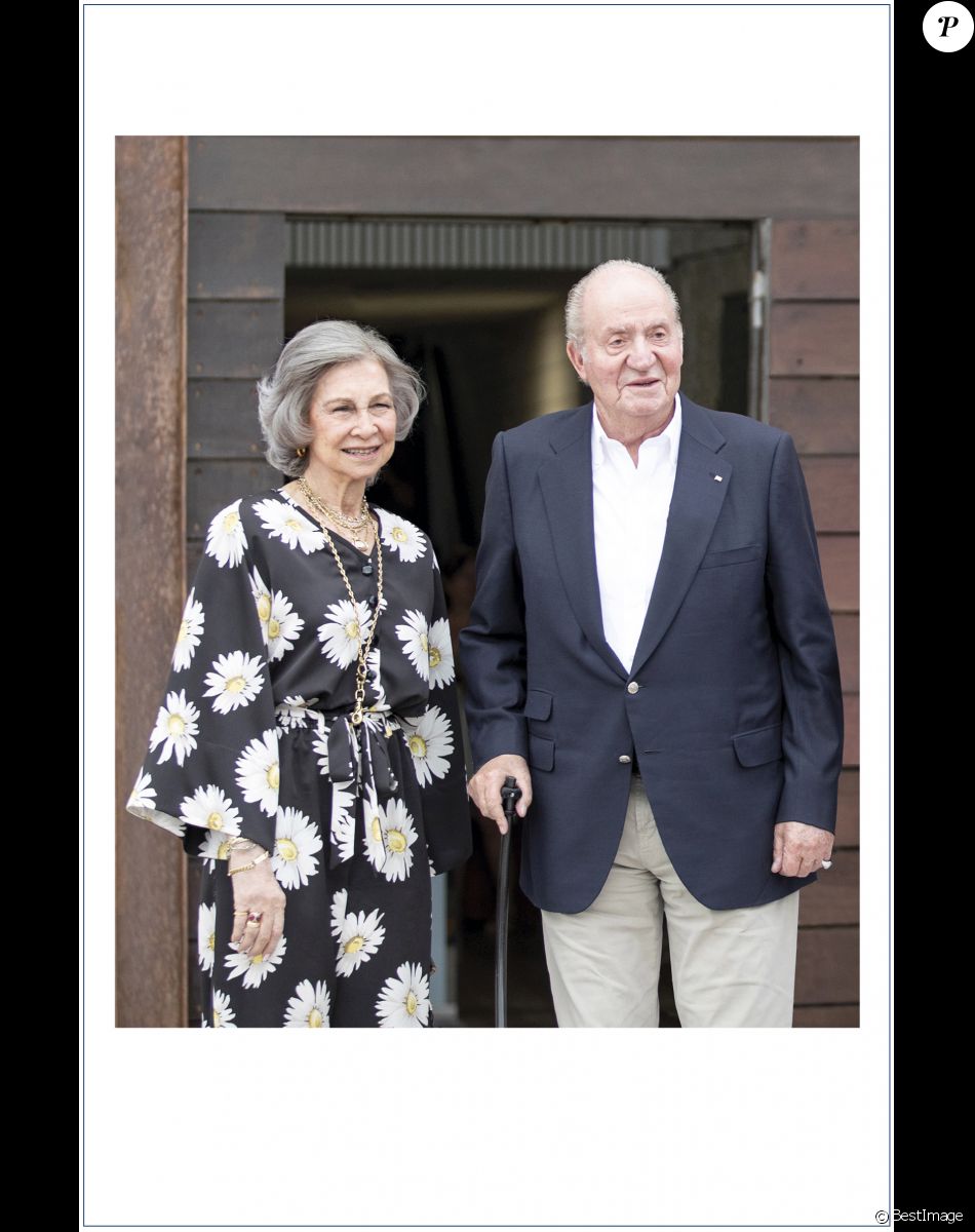 La reine Sofia et le roi Juan Carlos Ier d'Espagne, carte de voeux pour Noël 2019 et le Nouvel An 2020 le 16 décembre 2019.