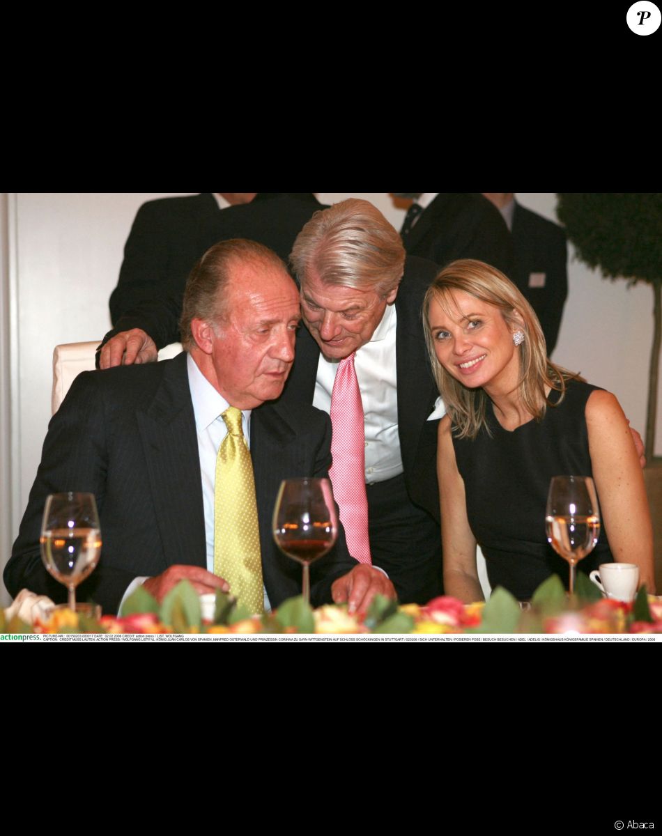 Le roi Juan Carlos et Corinna zu Sayn-Wittgenstein en Allemagne.