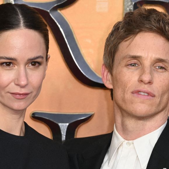 Katherine Waterston et Eddie Redmayne - Première du film "Fantastic Beasts: The Secrets of Dumbledore" à Londres, le 29 mars 2022.