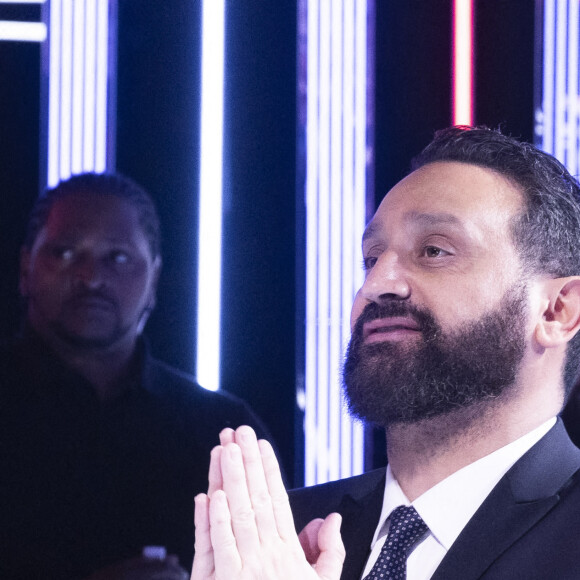 Exclusif - Cyril Hanouna sur le plateau de l'émission Face à Baba, présentée par C.Hanouna en direct sur C8 - Paris le 16/03/2022 - © Jack Tribeca / Bestimage 