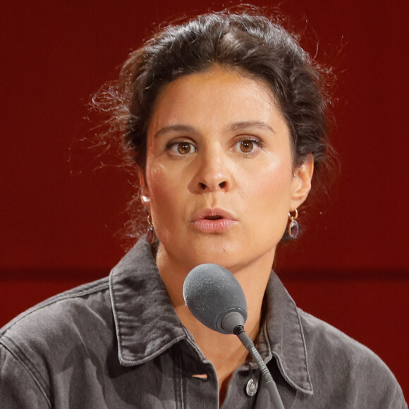 Apolline de Malherbe - Conférence de presse de rentrée de RMC / RMC Sport  à l'Altice Campus à Paris © Christophe Clovis / Bestimage