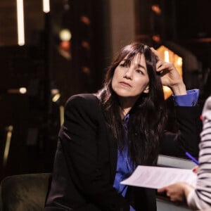 Exclusif - Charlotte Gainsbourg sur le plateau de l'émission "On Est En Direct" sur France 2. Le 22 janvier 2022. © Jack Tribeca/Bestimage