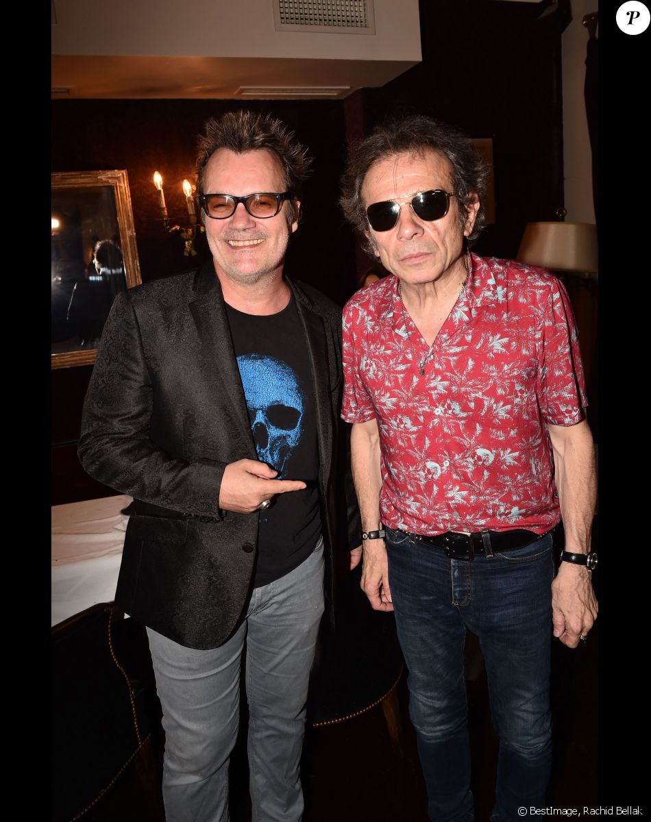 Exclusif - Axel Bauer et Philippe Manoeuvre - Soirée d'anniversaire des 63 ans de P. Manoeuvre au club Chacha à Paris, France, le 19 juin 2017. © Rachid Bellak/Bestimage