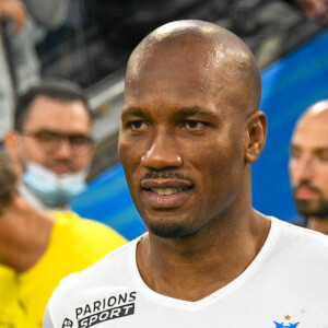 Didier Drogba - Match des héros entre l'équipe OM Legends et l'équipe UNICEF au stade Orange Velodrome à Marseille le 13 octobre 2021. © Jean-René Santini/Bestimage