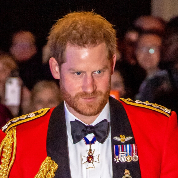 Le prince Harry, duc de Sussex, et Meghan Markle, duchesse de Sussex assistent au festival de musique de Mountbatten au Royal Albert Hall de Londres, Royaume Uni, le 7 mars 2020. 