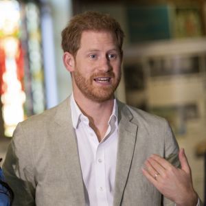 Le prince Harry, duc de Sussex, et Meghan Markle, duchesse de Sussex, visitent le quartier de Bo Kaap dit "Cape Malay" au Cap, Afrique du Sud, le 23 septembre 2019. lors d'une visite officielle du couple en Afrique du Sud.