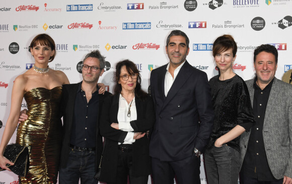 Frédérique Bel, Romain Rojtman, Chantal Lauby, Ary Abittan, Emilie Caen, Philippe de Chauveron - 27e cérémonie des Trophées du Film Français au Palais Brongniart à Paris, le 11 février 2020. © Coadic Guirec/Bestimage