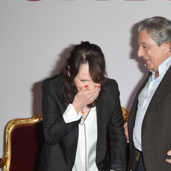 Chantal Lauby et Christian Clavier - Avant-première du film "Qu'est-ce qu'on a encore fait au Bon Dieu ?" au cinéma Le Grand Rex à Paris, le 14 janvier 2019. © Coadic Guirec/Bestimage