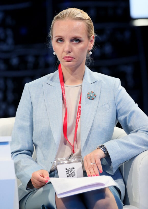 L'endocrinologue pédiatrique Maria Vorontsova, fille de Vladimir Poutine, lors d'un congrès à Sotchi en Russie