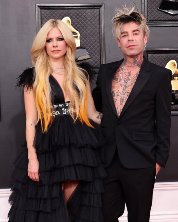 Avril Lavigne et Mod Sun à la cérémonie des Grammy Awards 2022. @ Instagram / Mod Sun