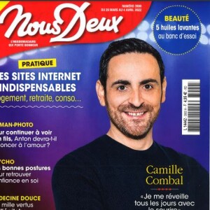 Magazine "Nous Deux" du 29 mars avec Camille Combal