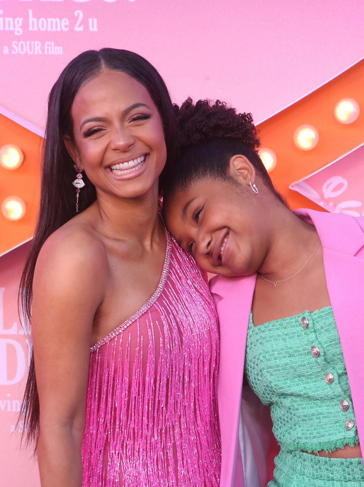 Photo : Christina Milian, Violet Madison Nash à la première de la série