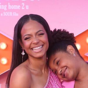 Christina Milian, Violet Madison Nash à la première de la série Disney + "Olivia Rodrigo: Driving Home 2 U (A Sour Film)" à Los Angeles, le 24 mars 2022. 