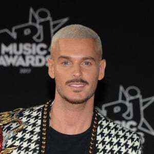 Le chanteur français M. Pokora (Matt Pokora) et sa compagne la chanteuse américaine Christina Milian - 19ème édition des NRJ Music Awards à Cannes le 4 novembre 2017. © Rachid Bellak/Bestimage 