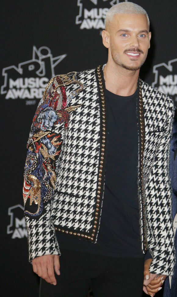 Le chanteur français M. Pokora (Matt Pokora) - 19ème édition des NRJ Music Awards à Cannes. © Christophe Aubert via Bestimage 