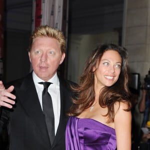 Boris Becker, son ex-femme Lilly Kerssenberg - Soirée "Sports for Peace", à Londres, le 25 juillet 2012.