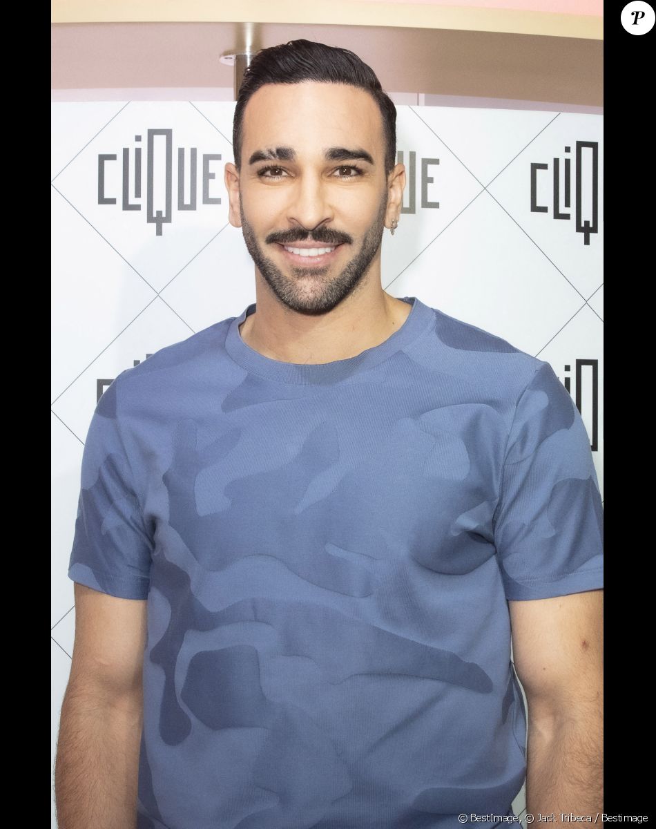 Exclusif - Adil Rami - Backstage de l'émission Clique, présentée par M.Achour et diffusée le 29 janvier 2022 à 12h45 sur C+ en clair - Paris le 27/01/2022 - © Jack Tribeca / Bestimage
