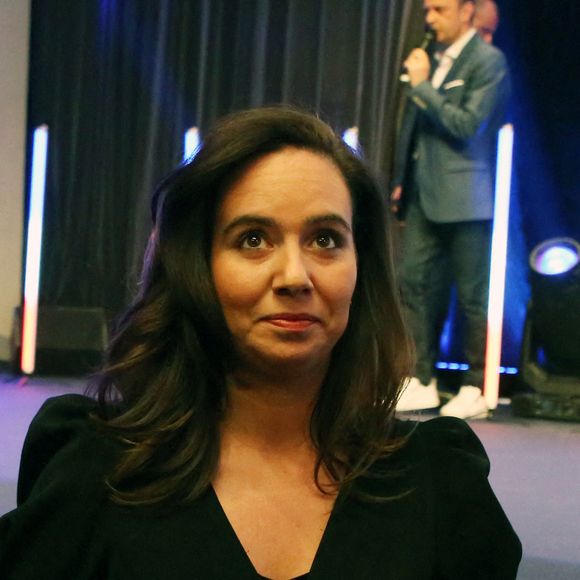 Sarah Knafo au soir du premier tour des élections présidentielles 2022 à la Mutualité à Paris le 10 avril 2022