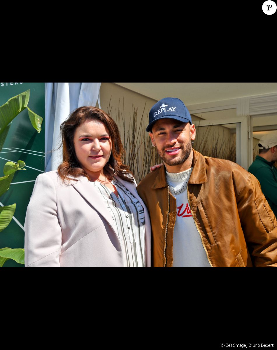 Mélanie-Antoinette de Massy et Neymar - Tennis : Les célébrités assistent à la 115ème édition du Rolex Monte-Carlo Masters à Monaco le 11 avril 2022 © Bruno Bebert / Bestimage