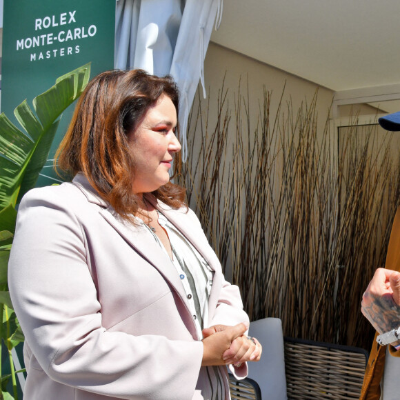 Mélanie-Antoinette de Massy et Neymar - Tennis : Les célébrités assistent à la 115ème édition du Rolex Monte-Carlo Masters à Monaco le 11 avril 2022 © Bruno Bebert / Bestimage